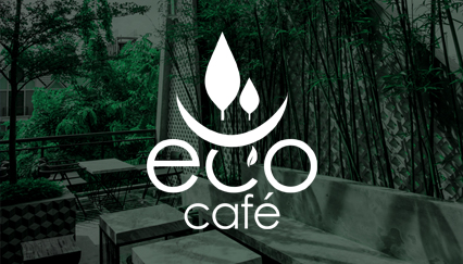 Garden cafe logo design, Coffee shop logo