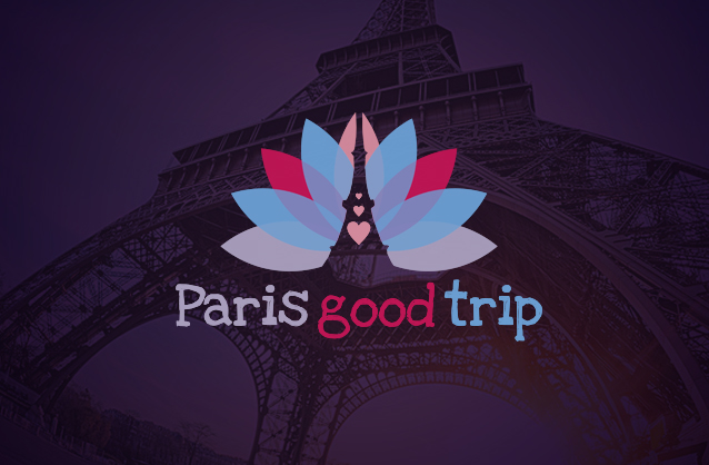 Paris lifestyle logo, Eiffel tower logo
