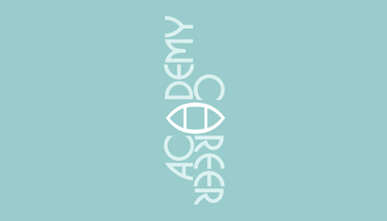 Career academy, education logo