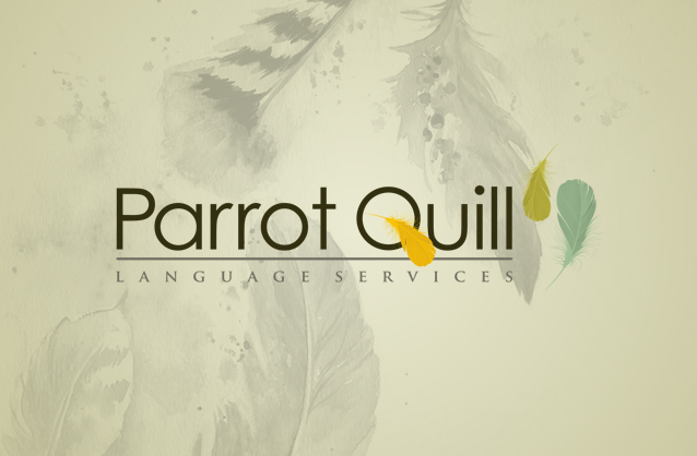 Translation service, Parrot feather logo