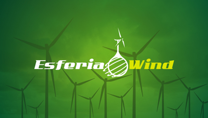 Wind energy logo design, Windmill logo